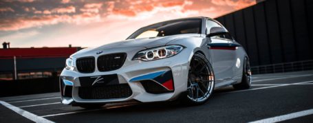 BMW M2 Coupé F87 Alloy Wheels - Z-Performance Wheels - ZP.FORGED 5 Super Deep Concave Brushed Bronze Polished Lip