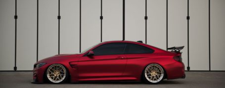 BMW M4 F82 Coupe Alloy Wheels - Z-Performance Wheels - ZP.FORGED 5 Super Deep Concave Royal Gold Polished Lip