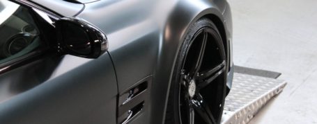 Mercedes SL 500 R230 Felgen - artFORM Wheels AF-301 Black Painted in 9,5x20" & 11x20"