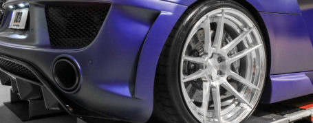 Audi R8 V10 Spyder Facelift Felgen - Z-Performance Wheels - ZP.FORGED 4 Super Deep Concave Brushed Silver in 9,5x20" & 12,5x20"