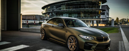 BMW M4 F82 Coupe Alloy Wheels - Z-Performance Wheels - ZP.FORGED 10 Deep Concave Royal Gold Polished Lip