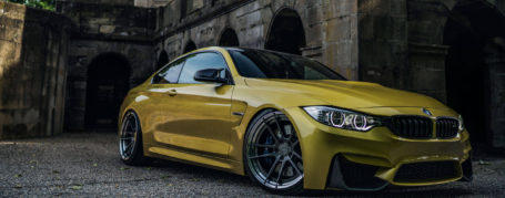 BMW M4 F82 Coupe Alloy Wheels - Z-Performance Wheels - ZP.FORGED 2 Super Deep Concave Gunmetal Polished Lip