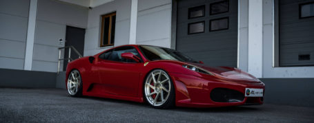 Ferrari F430 Coupe Alloy Wheels - Z-Performance Wheels - ZP.FORGED 3 Deep Concave Royal Gold Polished Lip