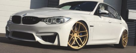 BMW M4 F82 Alloy Wheels - Z-Performance Wheels - ZP2.1 Deep Concave FlowForged Brushed Royal Gold