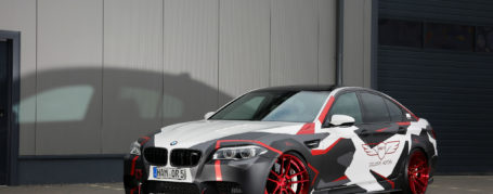 BMW M5 F10 Felgen - Z-Performance Wheels - ZP.FORGED 2 Deep Concave Brushed Candy Red in 9,5x21" & 11x21"