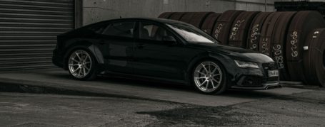Audi RS7 C7 Alloy Wheels - Z-Performance Wheels - ZP.FORGED 16 Deep Concave Brushed Silver Polished Lip in 11x21" & 11,5x21"