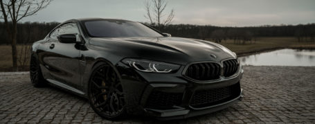 BMW M8 G15 Coupé Competition Alloy Wheels - Z-Performance Wheels - ZP.FORGED R Deep Concave Matt Black + Brushed Black Lip in 10x21" & 11x21"