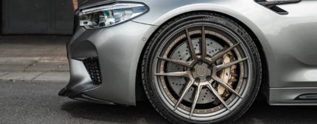 BMW M5 F90 Competition Wheels - Z-Performance Wheels - ZP.FORGED 2 Deep Concave in Matte Bronze Center | Matte Gunmetal Lip in 10x21" & 11x21"