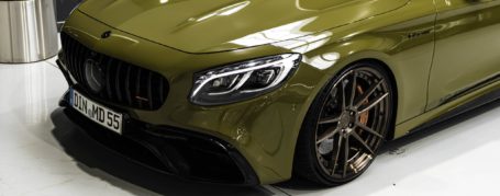 Mercedes-AMG S63 Coupé C217 Felgen - Z-Performance Wheels - ZP.FORGED 2 Deep Concave Matte Bronze Center | Brushed Bronze Lip | Exposed Black Hardware in 9,5 x 22" | 11 x 22"